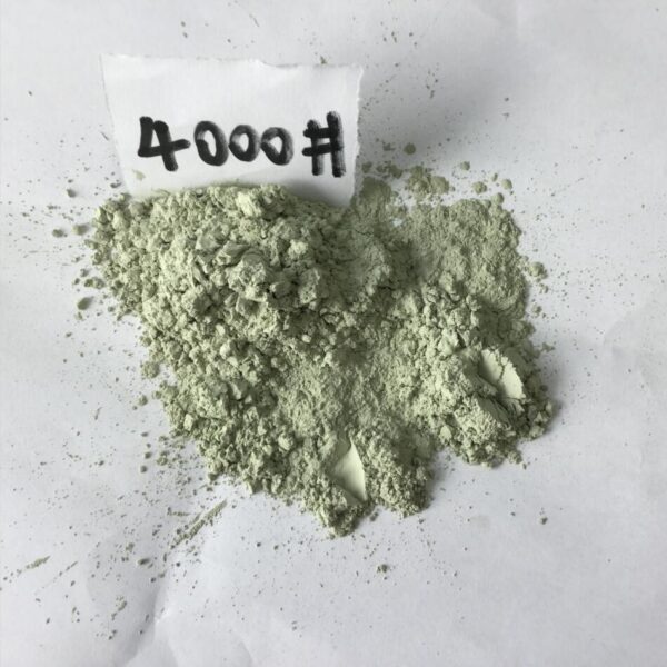 Pó de carboneto de silício verde